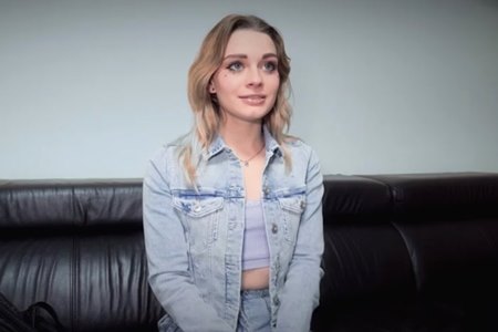 The girl at the casting admits that she loves gentle ass fucking and gets it.